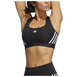 Adidas - Women's Powerreact Medium Support 3-Stripes - Brassière -Boutique Röhnisch adidas womens powerreact medium support 3 stripes brassiere detail 6
