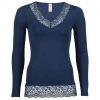 Engel - Women's Shirt L/S Mit Spitze - Sous-vêtement En Soie -Boutique Röhnisch engel womens shirt l s mit spitze sous vetement en soie