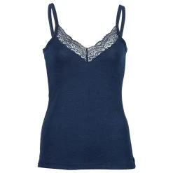 Engel - Women's Top Mit Spitze - Sous-vêtement En Soie