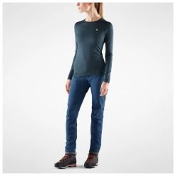 FJÄLLRÄVEN Fjällräven - Women's Bergtagen Thinwool L/S - Sous-vêtement Mérinos -Boutique Röhnisch fjaellraeven womens bergtagen thinwool l s sous vetement merinos detail 3