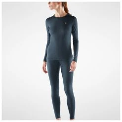 FJÄLLRÄVEN Fjällräven - Women's Bergtagen Thinwool Long Johns - Sous-vêtement Mérinos -Boutique Röhnisch fjaellraeven womens bergtagen thinwool long johns sous vetement merinos detail 3