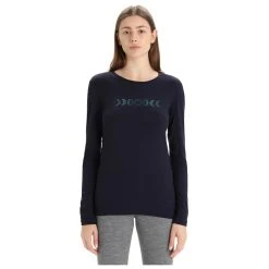 Icebreaker - Women's 200 Oasis L/S Crewe Moon Phase - Sous-vêtement Mérinos 10 Icebreaker - Women's 200 Oasis L/S Crewe Moon Phase - Sous-vêtement Mérinos -Boutique Röhnisch icebreaker womens 200 oasis l s crewe moon phase sous vetement merinos detail 3
