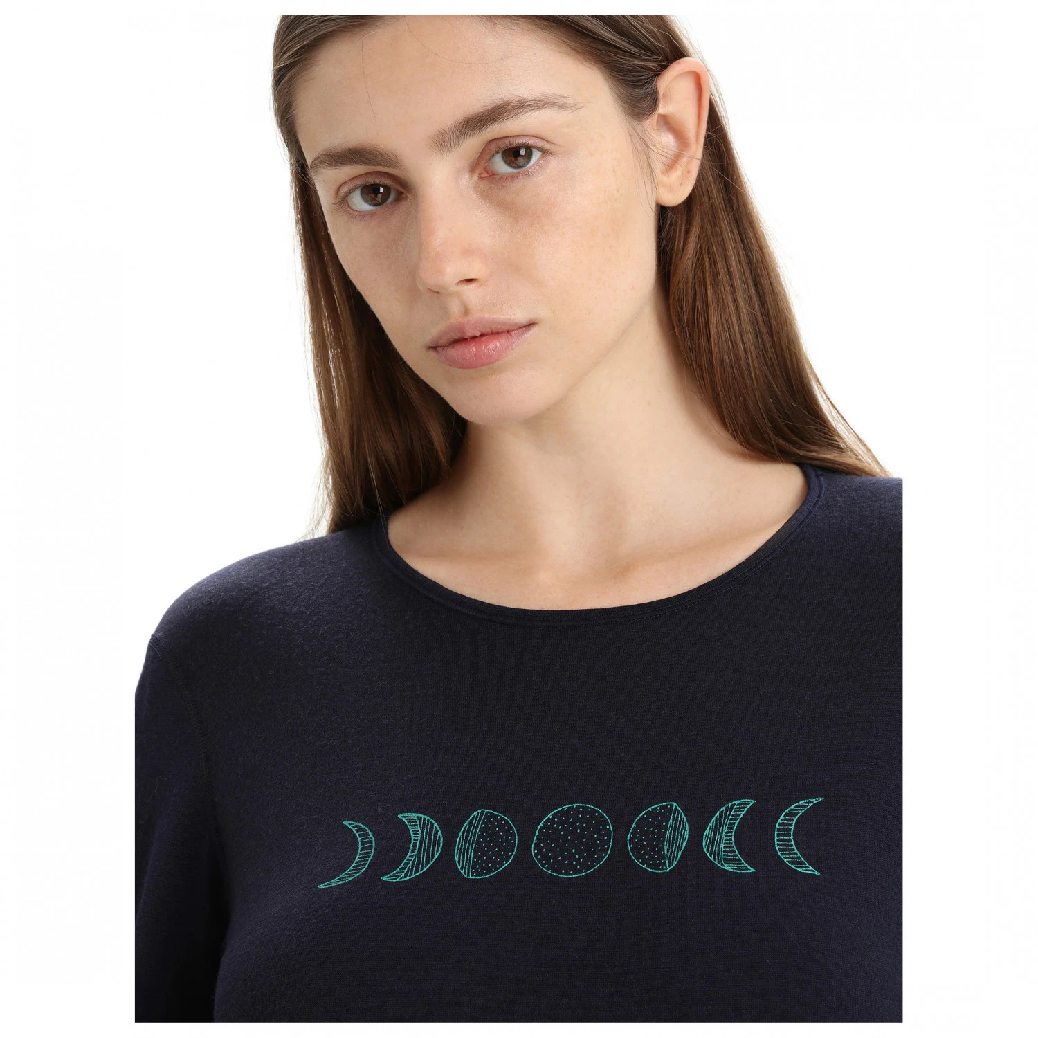 Icebreaker - Women's 200 Oasis L/S Crewe Moon Phase - Sous-vêtement Mérinos 7 Icebreaker - Women's 200 Oasis L/S Crewe Moon Phase - Sous-vêtement Mérinos – Image 5