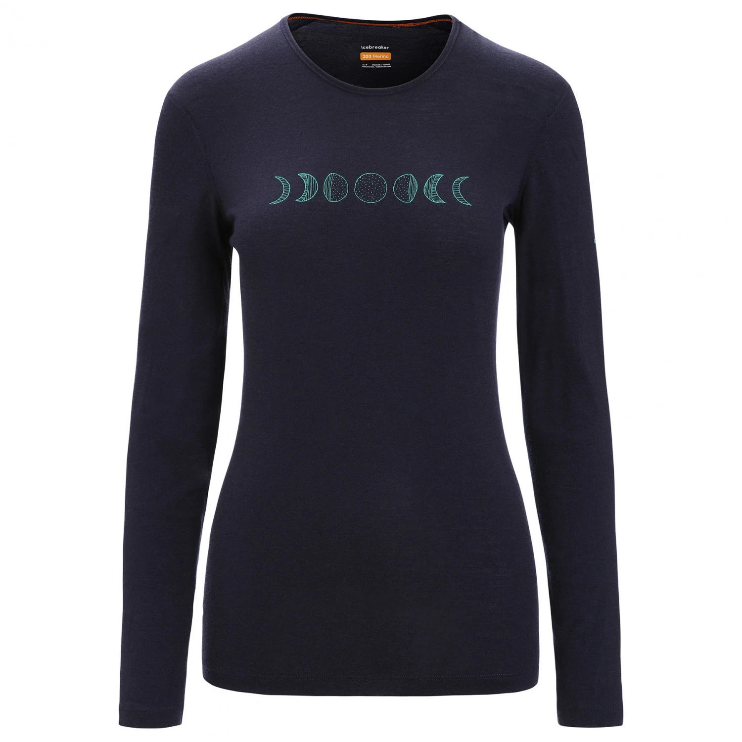 Icebreaker - Women's 200 Oasis L/S Crewe Moon Phase - Sous-vêtement Mérinos 3 Icebreaker - Women's 200 Oasis L/S Crewe Moon Phase - Sous-vêtement Mérinos
