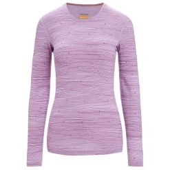 Icebreaker - Women's 200 Oasis L/S Crewe Ski Tracks - Sous-vêtement Mérinos