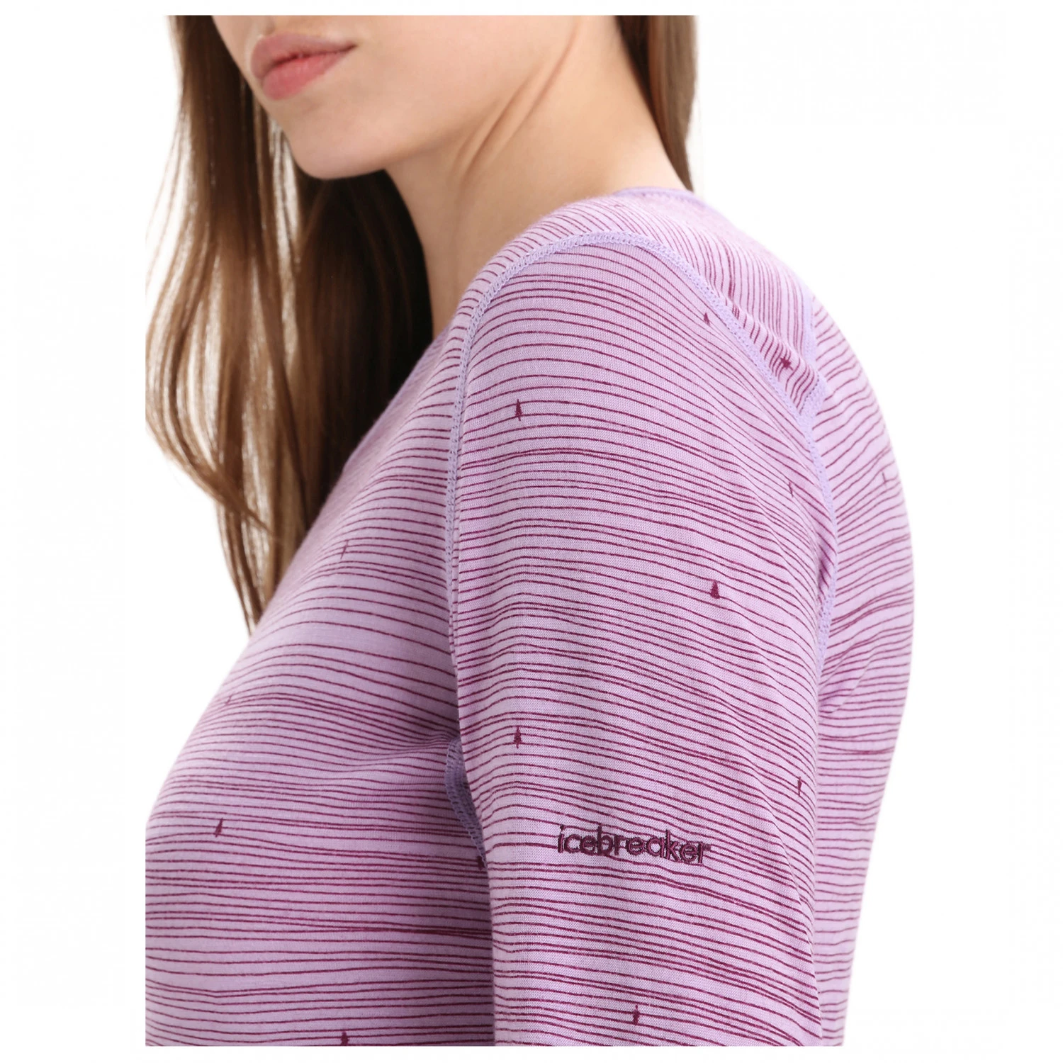 Icebreaker - Women's 200 Oasis L/S Crewe Ski Tracks - Sous-vêtement Mérinos 8 Icebreaker - Women's 200 Oasis L/S Crewe Ski Tracks - Sous-vêtement Mérinos – Image 6