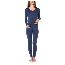 Icebreaker - Women's 200 Oasis L/S V - Sous-vêtement Mérinos -Boutique Röhnisch icebreaker womens 200 oasis l s v sous vetement merinos detail 5