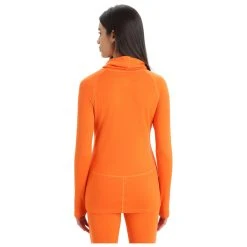 Icebreaker - Women's Merino L/S Roll Neck - Sous-vêtement Mérinos -Boutique Röhnisch icebreaker womens merino l s roll neck sous vetement merinos detail 4