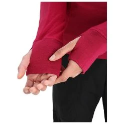 Icebreaker - Women's Zoneknit Insulated L/S Hoodie - Sous-vêtement Mérinos -Boutique Röhnisch icebreaker womens zoneknit insulated l s hoodie sous vetement merinos detail 6