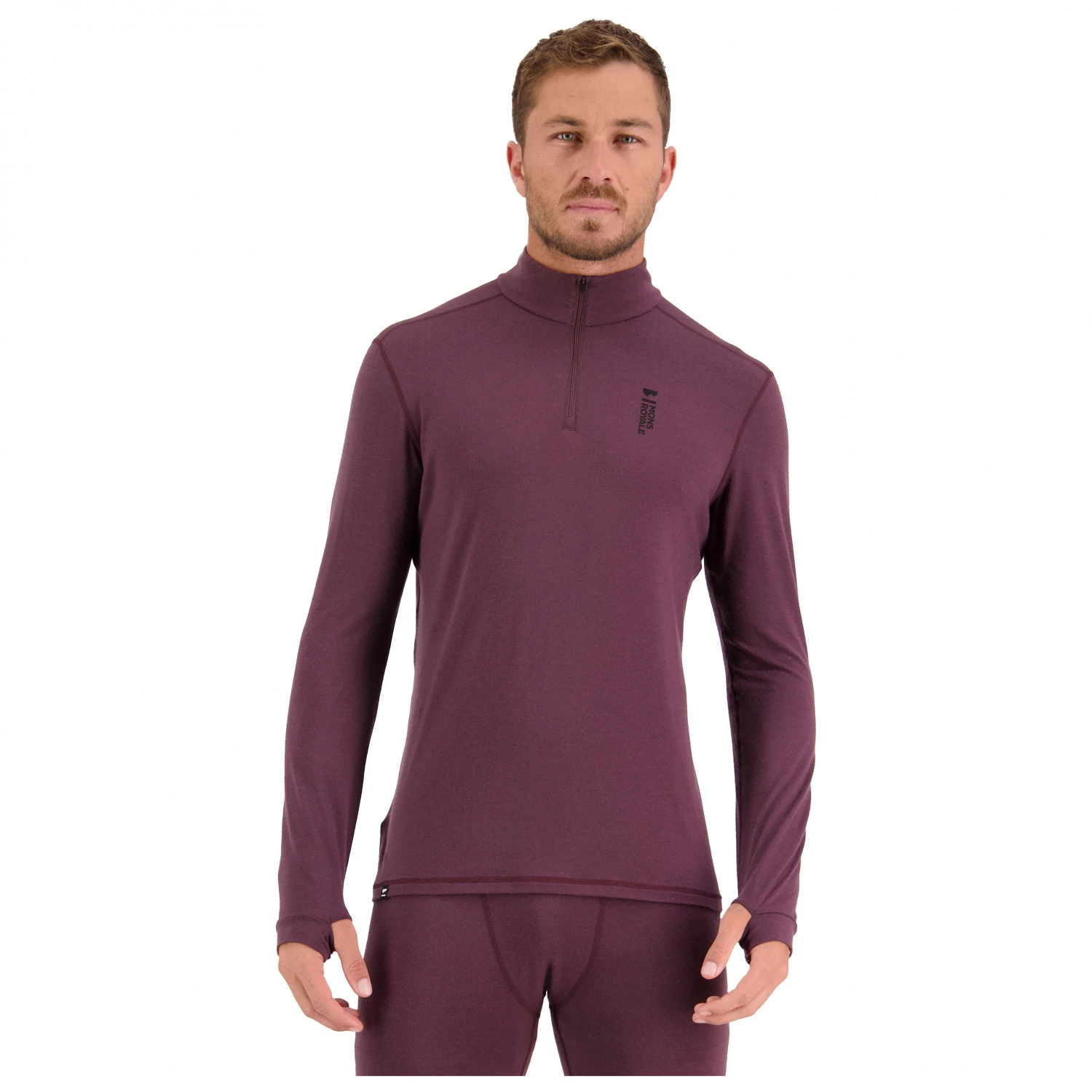 Mons Royale - Cascade 1/4 Zip - Sous-vêtement Mérinos 5 Mons Royale - Cascade 1/4 Zip - Sous-vêtement Mérinos – Image 3