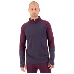 Mons Royale - Olympus Half Zip - Sous-vêtement Mérinos -Boutique Röhnisch mons royale olympus half zip sous vetement merinos detail 3