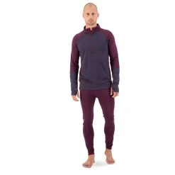 Mons Royale - Olympus Half Zip - Sous-vêtement Mérinos -Boutique Röhnisch mons royale olympus half zip sous vetement merinos detail 4