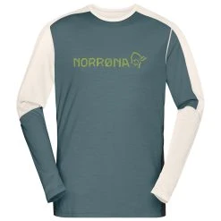 Norrøna - Falketind Equaliser Merino Round Neck - T-shirt En Laine Mérinos