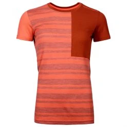 Ortovox - Women's 185 Rock'N'Wool Short Sleeve - Sous-vêtement Mérinos -Boutique Röhnisch ortovox womens 185 rocknwool short sleeve sous vetement merinos 1