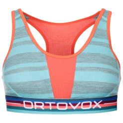 Ortovox - Women's 185 Rock'N'Wool Sport Top - Sous-vêtement Mérinos -Boutique Röhnisch ortovox womens 185 rocknwool sport top sous vetement merinos 4