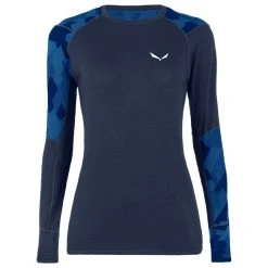 Salewa - Women's Cristallo Warm AMR L/S Tee - Sous-vêtement Mérinos -Boutique Röhnisch salewa womens cristallo warm amr l s tee sous vetement merinos 2