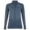 Salewa - Women's Zebru Medium Warm AMR Half Zip Tee - Sous-vêtement Mérinos -Boutique Röhnisch salewa womens zebru medium warm amr half zip tee sous vetement merinos