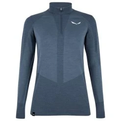 Salewa - Women's Zebru Medium Warm AMR Half Zip Tee - Sous-vêtement Mérinos 11 Salewa - Women's Zebru Medium Warm AMR Half Zip Tee - Sous-vêtement Mérinos -Boutique Röhnisch salewa womens zebru medium warm amr half zip tee sous vetement merinos 2