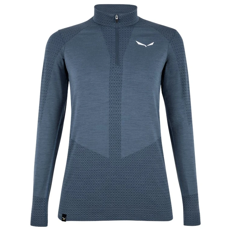 Salewa - Women's Zebru Medium Warm AMR Half Zip Tee - Sous-vêtement Mérinos 3 Salewa - Women's Zebru Medium Warm AMR Half Zip Tee - Sous-vêtement Mérinos