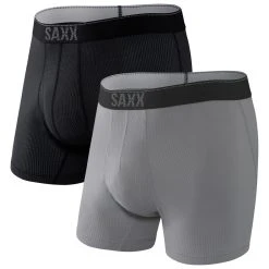 Saxx - Quest Quick Dry Mesh Boxer Brief Fly 2-Pack - Sous-vêtement Synthétique