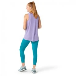 Smartwool - Women's Active Ultralite High Neck Tank - Sous-vêtement Mérinos -Boutique Röhnisch smartwool womens active ultralite high neck tank sous vetement merinos detail 3