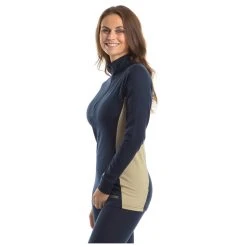 Stoic - Women's Merino240 BjoernenSt. Half Zip - Sous-vêtement Mérinos -Boutique Röhnisch stoic womens merino240 bjoernenst half zip sous vetement merinos detail 11