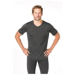 Super.natural - Base V-Neck Tee 140 - T-shirt -Boutique Röhnisch supernatural base v neck tee 140 t shirt detail 3