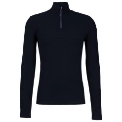 We Norwegians - Tryvann Colblock Zipup - Haut Manches Longues En Mérinos